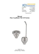 Preview for 1 page of PCE Instruments PCE-127 Series Manual