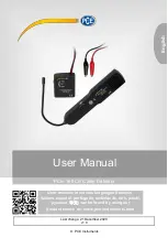 PCE Instruments PCE-160 CB User Manual preview