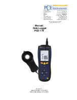 PCE Instruments PCE-174 Manual предпросмотр