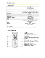 Предварительный просмотр 3 страницы PCE Instruments PCE-174 Manual