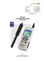 PCE Instruments PCE-313A Manual предпросмотр