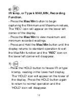 Предварительный просмотр 12 страницы PCE Instruments PCE-320 Instruction Manual