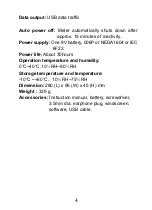 Preview for 4 page of PCE Instruments PCE-322-SC43 Instruction Manual