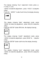 Предварительный просмотр 9 страницы PCE Instruments PCE-322A-ICA Instruction Manual