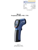 Preview for 1 page of PCE Instruments PCE - 777N Manual