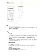 Preview for 9 page of PCE Instruments PCE-789 Manual