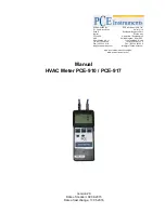 PCE Instruments PCE-910 Manual предпросмотр