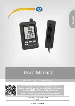 PCE Instruments PCE-AQD 10 User Manual preview