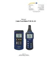 PCE Instruments PCE-CL 20 Manual предпросмотр