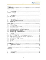 Предварительный просмотр 2 страницы PCE Instruments PCE-CL 20 Manual