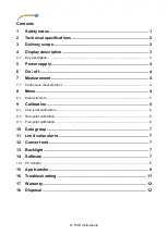 Preview for 2 page of PCE Instruments PCE-CT 21BT User Manual