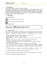 Preview for 3 page of PCE Instruments PCE-DC 41 Manual