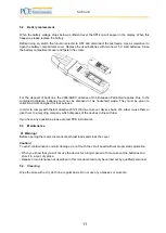 Preview for 11 page of PCE Instruments PCE-DC 41 Manual