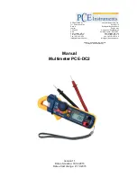 PCE Instruments PCE-DC2 User Manual preview