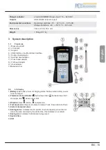 Preview for 15 page of PCE Instruments PCE-DFG 500 Manual