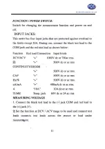 Предварительный просмотр 11 страницы PCE Instruments PCE-DM32 Manual