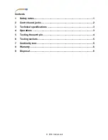 Preview for 2 page of PCE Instruments PCE-ECT 50 User Manual