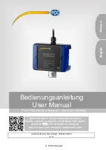 PCE Instruments PCE-FGD Series User Manual preview