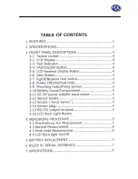 Preview for 2 page of PCE Instruments PCE-FM 1000 Manual