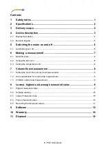 Preview for 2 page of PCE Instruments PCE-HWA 30 User Manual