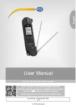 PCE Instruments PCE-IR 80 User Manual preview