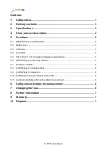 Preview for 2 page of PCE Instruments PCE-IT 120 User Manual