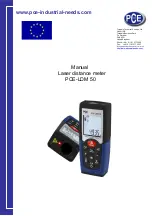 PCE Instruments PCE-LDM 50 Manual preview