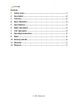 Preview for 2 page of PCE Instruments PCE-MAM 2 User Manual