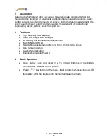 Preview for 4 page of PCE Instruments PCE-MAM 2 User Manual