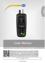 PCE Instruments PCE-MPC 15 User Manual preview