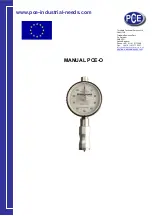 Предварительный просмотр 1 страницы PCE Instruments PCE-O Manual