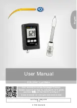 Предварительный просмотр 1 страницы PCE Instruments PCE-PHM 14 User Manual