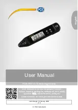 PCE Instruments PCE-PTH 10 User Manual предпросмотр