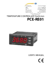 PCE Instruments PCE-RE01 User Manual preview