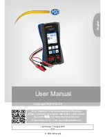 PCE Instruments PCE-RTD 20 User Manual preview