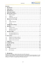 Предварительный просмотр 2 страницы PCE Instruments PCE-RVI 2 Manual