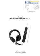 PCE Instruments PCE-S 42 Manual предпросмотр