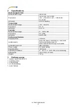 Preview for 4 page of PCE Instruments PCE-SFS 10 User Manual