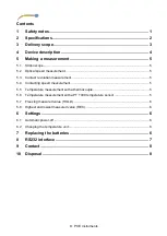 Preview for 2 page of PCE Instruments PCE-T 240 User Manual