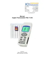 Preview for 1 page of PCE Instruments PCE-T 390 Manual