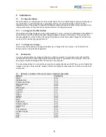 Preview for 6 page of PCE Instruments PCE-TC 30 Manual