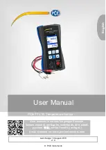 PCE Instruments PCE-TTC 30 User Manual предпросмотр