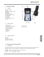 Preview for 9 page of PCE Instruments PCE-VT 2700 User Manual