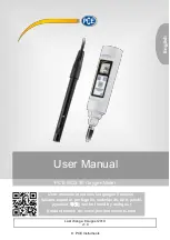 PCE Instruments PCE-WO2 10 User Manual предпросмотр