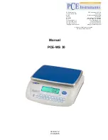 PCE Instruments PCE-WS 30 Manual preview