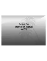 PCI Ceiling Fan Instruction Manual preview