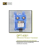 Preview for 1 page of PCI DPT-4001 Operation & Maintenance Manual