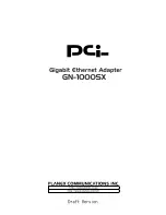 Preview for 1 page of PCI GN-1000SX User Manual