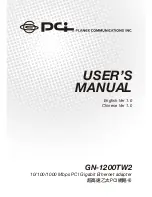 PCI GN-1200TW2 User Manual preview