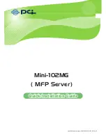 PCI mini-102mg Quick Installation Manual preview